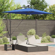 Parasol 294x200x254 cm azuurblauw
