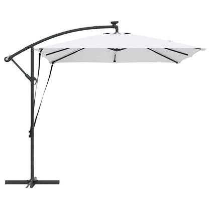 Cantilever Banana Parasol met slot Zand 249 x 249 x 250 cm