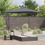 Parasol cantilever antraciet 249x249x250 cm