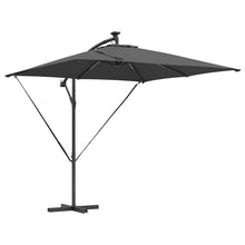 Cantilever Banana Parasol met slot Antraciet 249 x 249 x 250 cm