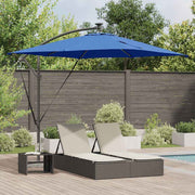 Parasol zweef 249x249x250 cm blauw