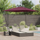 Cantilever Banana Parasol Bordeaux 249 x 249 x 250 cm