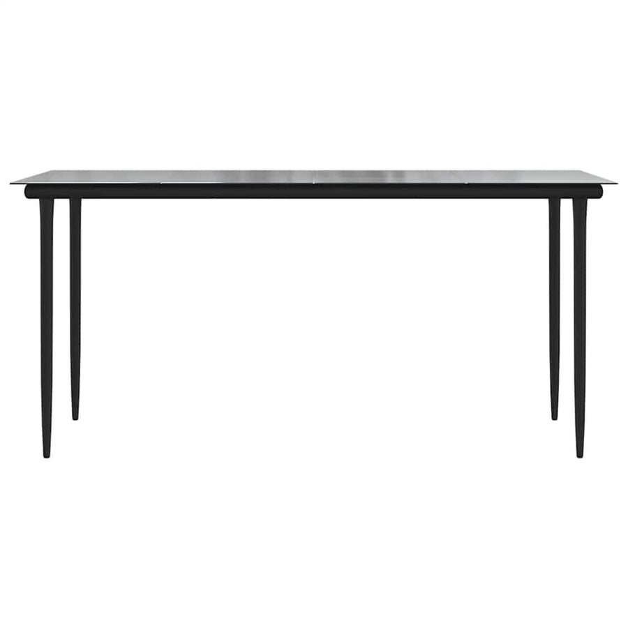 5-Delige Tuinset Met Kussens Poly Rattan Glas Bruin 4 160 x 80 x 74 cm Ja