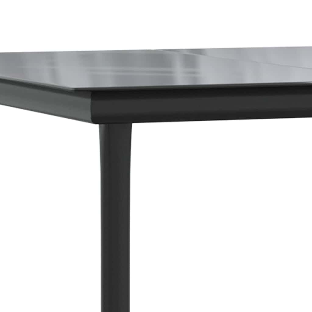 9-Delige Tuinset Met Kussens Poly Rattan Glas 8 200 x 100 x 74 cm Bruin