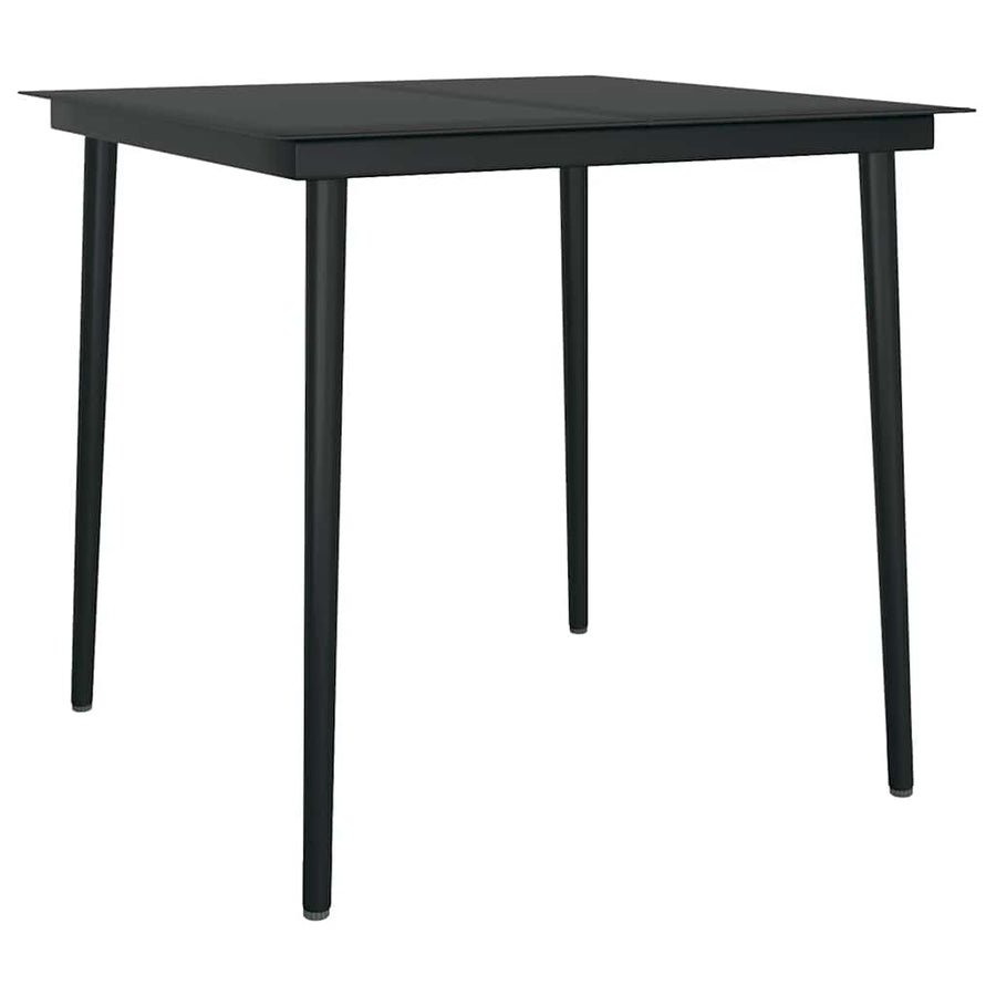 3-Delige Tuinset Met Kussens Poly Rattan Glas 2 80 x 80 x 74 cm Grijs