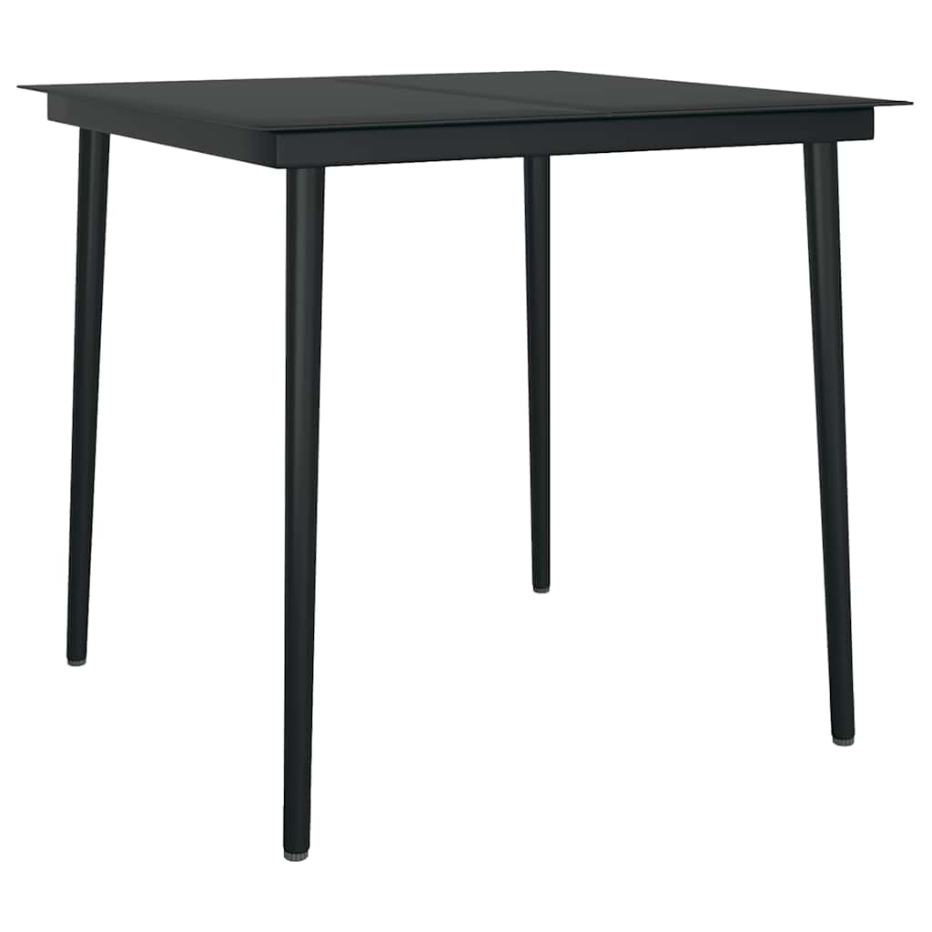 5-Delige Tuinset Met Kussens Poly Rattan Glas 4 80 x 80 x 74 cm Grijs