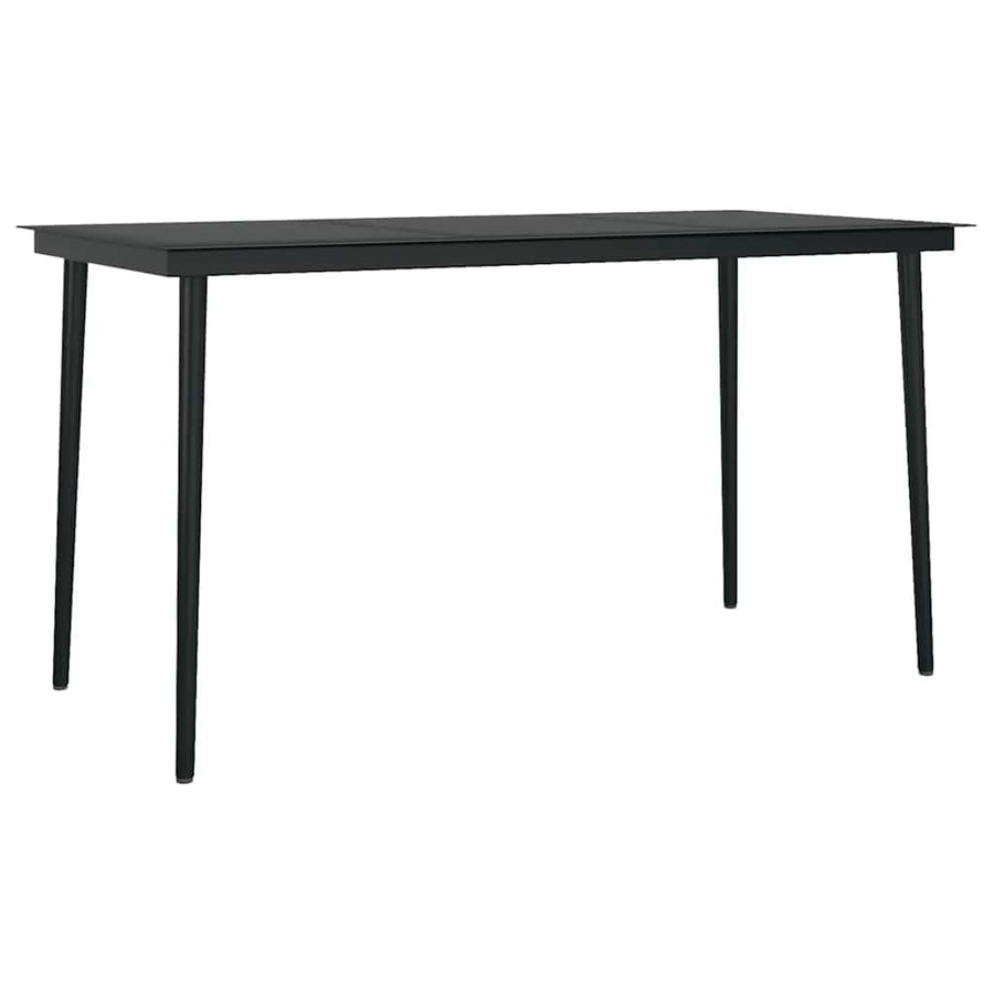 5-Delige Tuinset Met Kussens Poly Rattan Glas 4 140 x 70 x 74 cm Grijs
