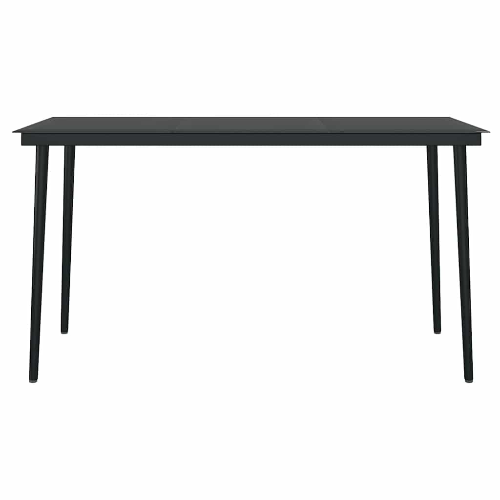 5-Delige Tuinset Met Kussens Poly Rattan Glas 4 140 x 70 x 74 cm Grijs