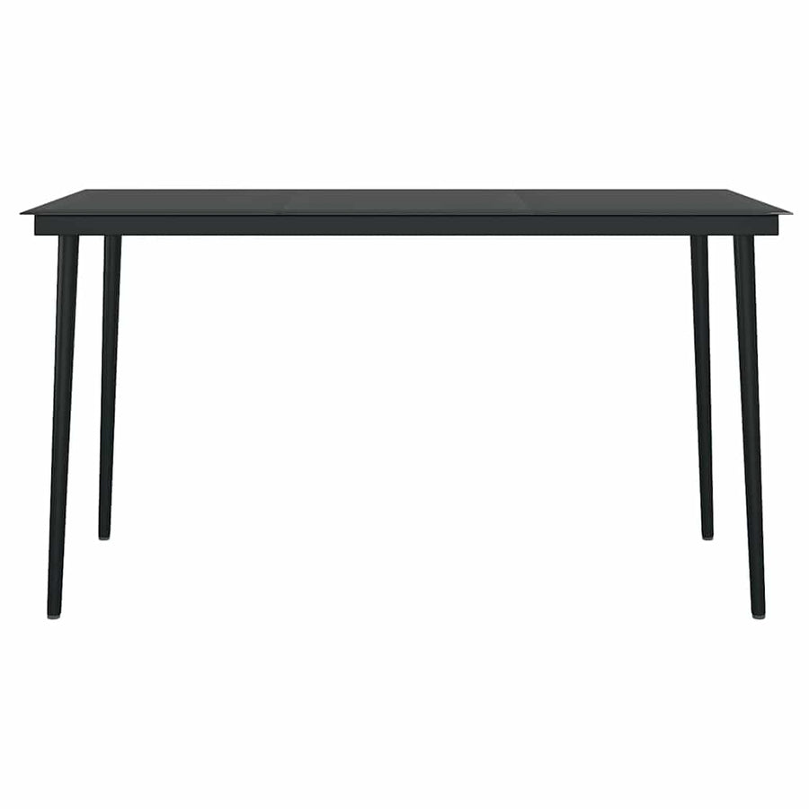 5-Delige Tuinset Met Kussens Poly Rattan Glas 4 140 x 70 x 74 cm Grijs