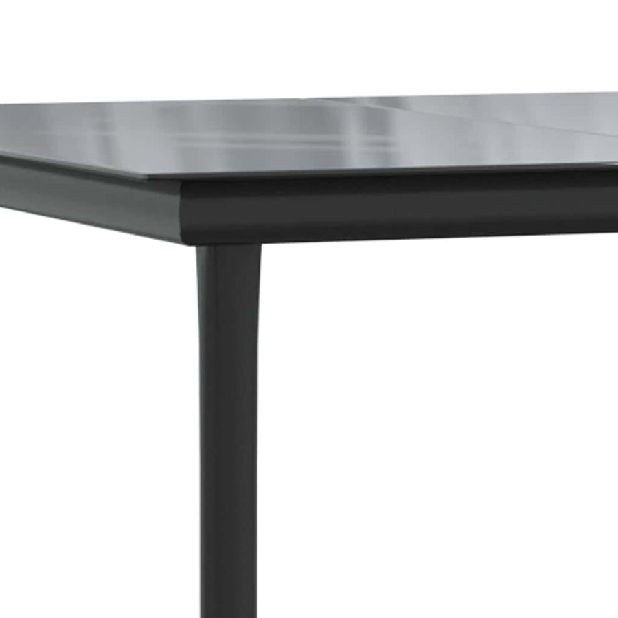 7-Delige Tuinset Met Kussens Poly Rattan Glas 6 160 x 80 x 74 cm Grijs