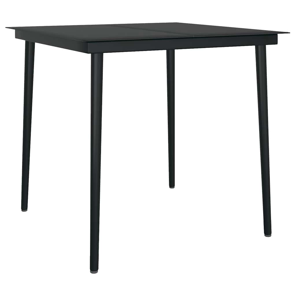 5-Delige Tuinset Met Kussens Poly Rattan Glas 4 80 x 80 x 74 cm Bruin