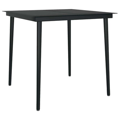 5-Delige Tuinset Met Kussens Poly Rattan Glas 4 80 x 80 x 74 cm Bruin