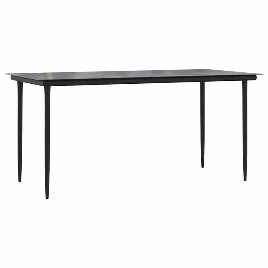 5-Delige Tuinset Met Kussens Poly Rattan Glas 4 160 x 80 x 74 cm Bruin