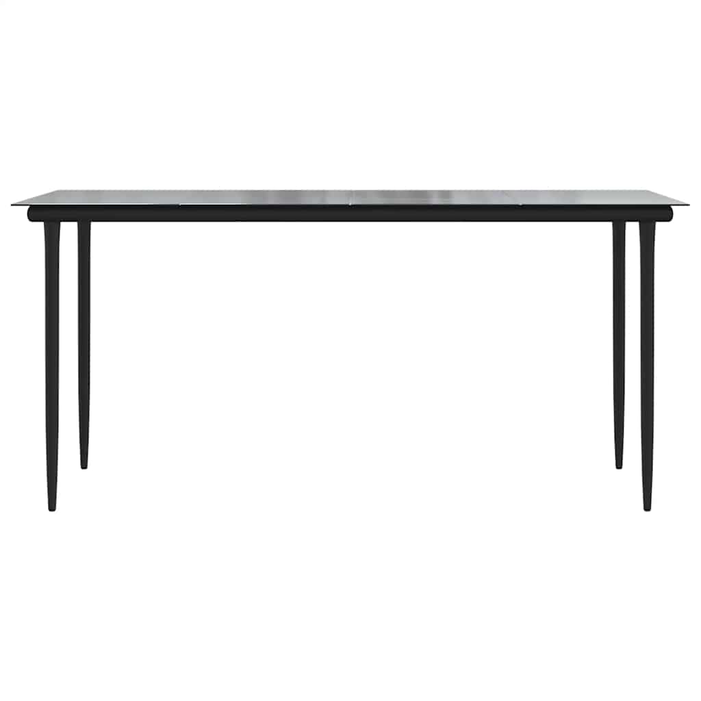 5-Delige Tuinset Met Kussens Poly Rattan Glas 4 160 x 80 x 74 cm Bruin