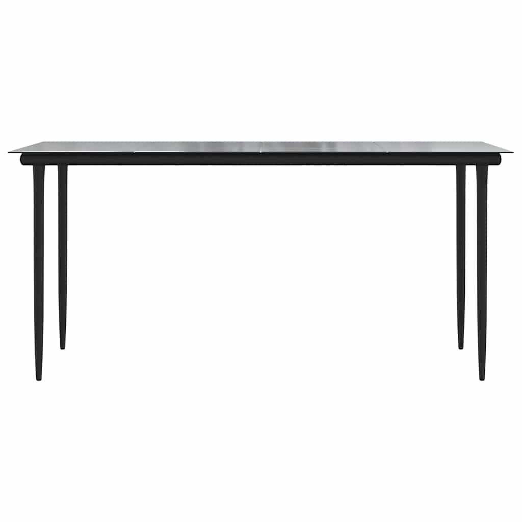 7-Delige Tuinset Met Kussens Poly Rattan Glas 6 160 x 80 x 74 cm Bruin