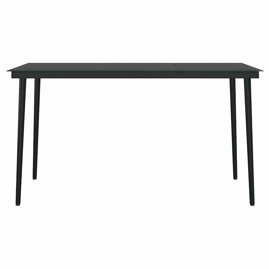 5-Delige Tuinset Met Kussens Poly Rattan Glas 4 140 x 70 x 74 cm Grijs