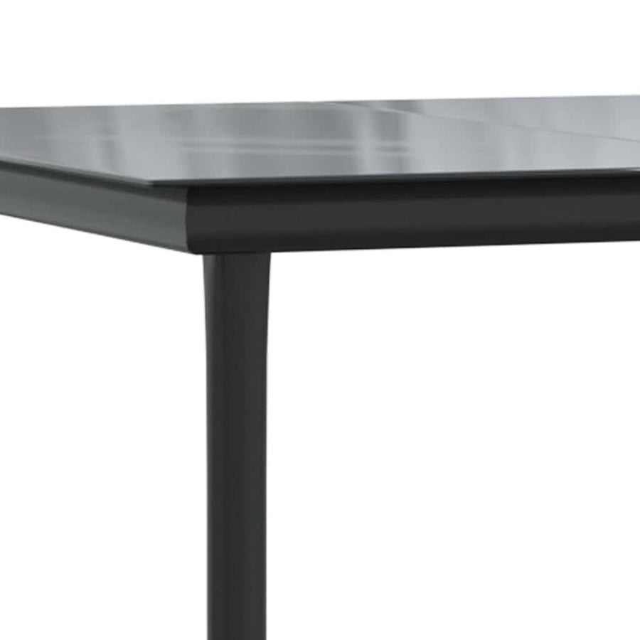 5-Delige Tuinset Met Kussens Poly Rattan Glas 4 160 x 80 x 74 cm Grijs