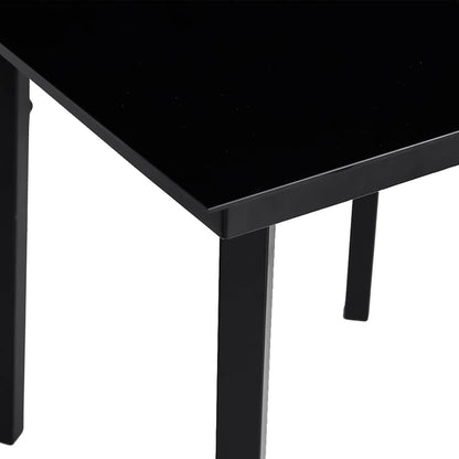 5-Delige Tuinset Met Kussens Poly Rattan Glas 4 140 x 70 x 74 cm Bruin en crèmewit