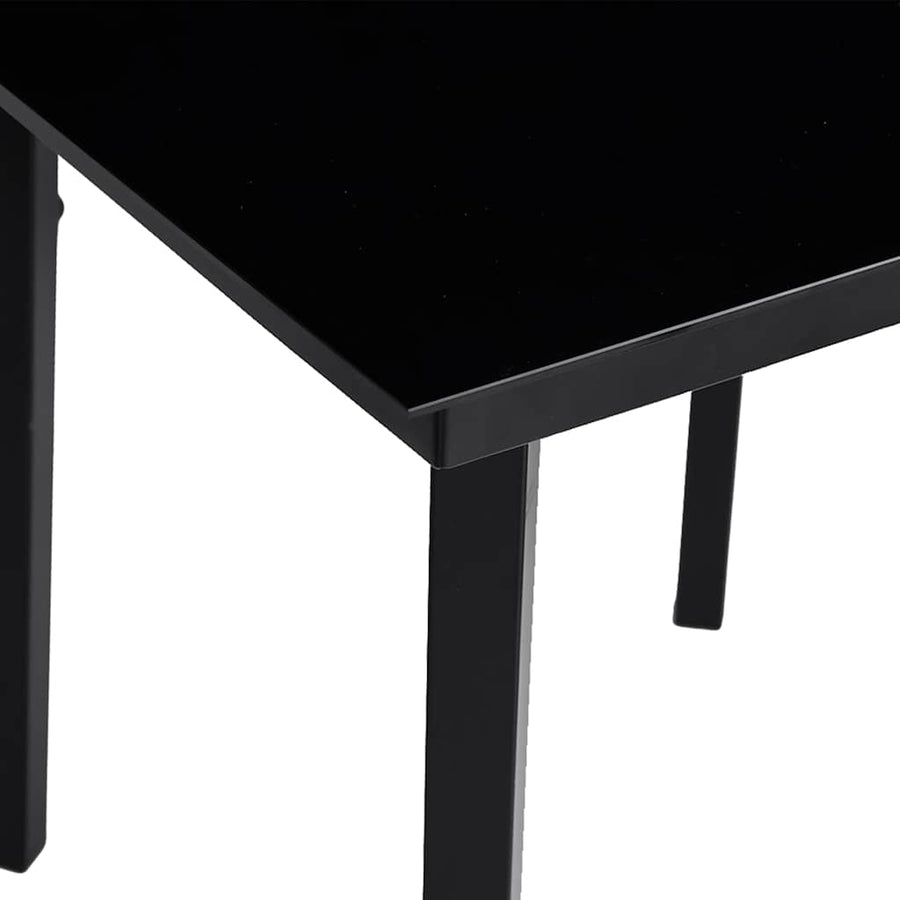 5-Delige Tuinset Met Kussens Poly Rattan Glas 4 140 x 70 x 74 cm Bruin en crèmewit