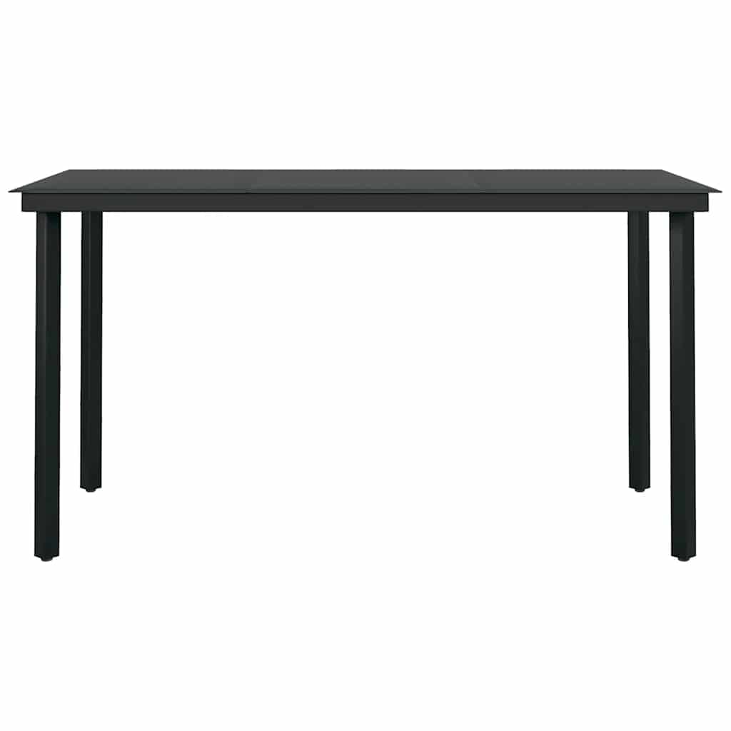 5-Delige Tuinset Met Kussens Poly Rattan Glas 4 140 x 70 x 74 cm Bruin