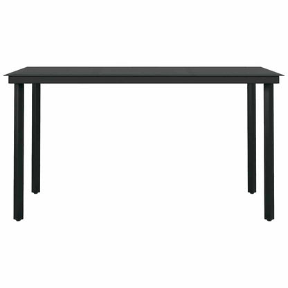 5-Delige Tuinset Met Kussens Poly Rattan Glas 4 140 x 70 x 74 cm Bruin