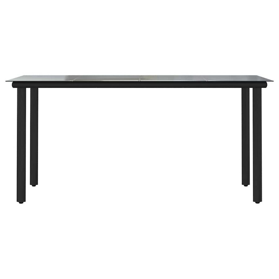 7-Delige Tuinset Met Kussens Poly Rattan Glas 6 160 x 80 x 74 cm Bruin