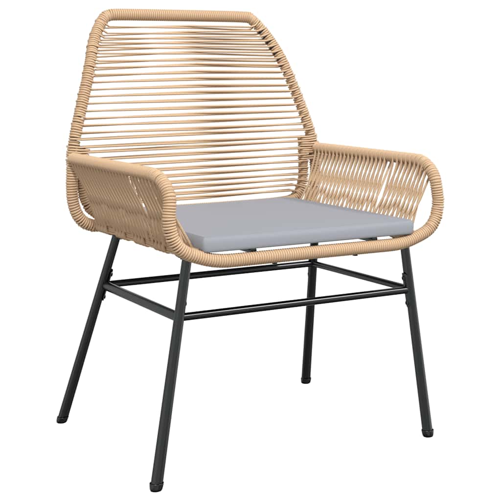 7-Delige Tuinset Met Kussens Poly Rattan Glas 6 200 x 100 x 74 cm Bruin