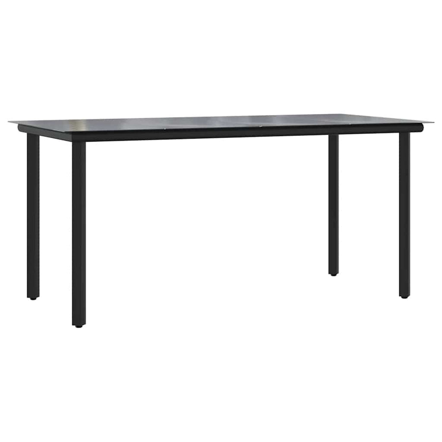 5-Delige Tuinset Met Kussens Poly Rattan Glas 4 160 x 80 x 74 cm Grijs