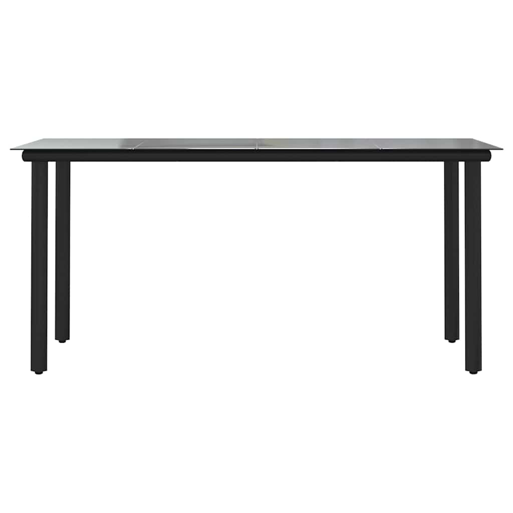 5-Delige Tuinset Met Kussens Poly Rattan Glas 4 160 x 80 x 74 cm Grijs
