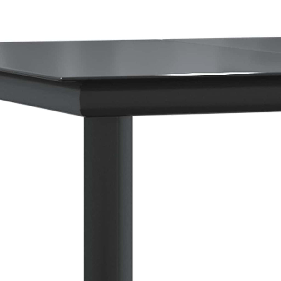 5-Delige Tuinset Met Kussens Poly Rattan Glas 4 160 x 80 x 74 cm Grijs
