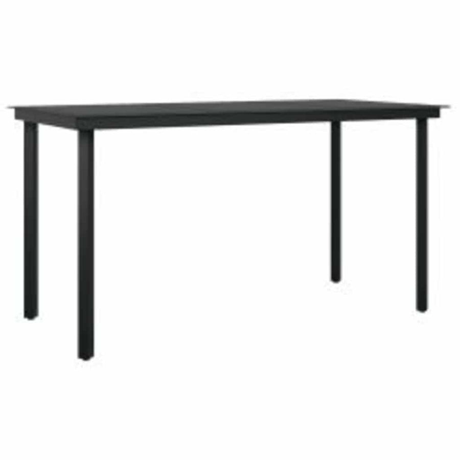 5-Delige Tuinset Met Kussens Poly Rattan Glas 4 140 x 70 x 74 cm Bruin en crèmewit