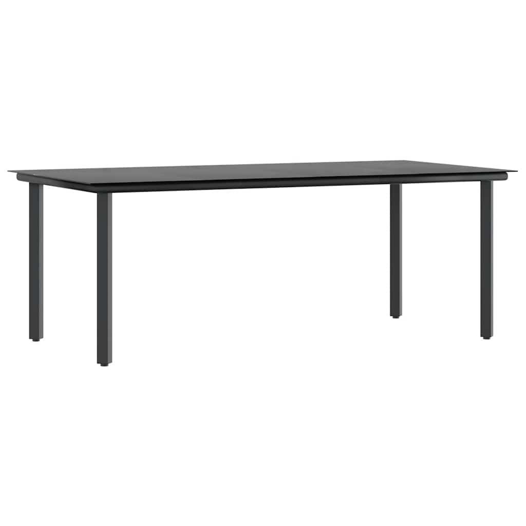 7-Delige Tuinset Met Kussens Poly Rattan Glas 6 200 x 100 x 74 cm Bruin en crèmewit