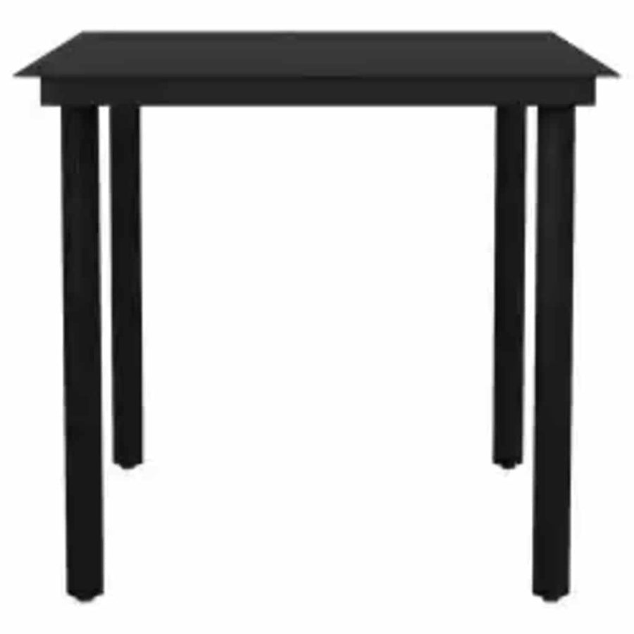 3-Delige Tuinset Met Kussens Poly Rattan Glas 2 80 x 80 x 74 cm Bruin