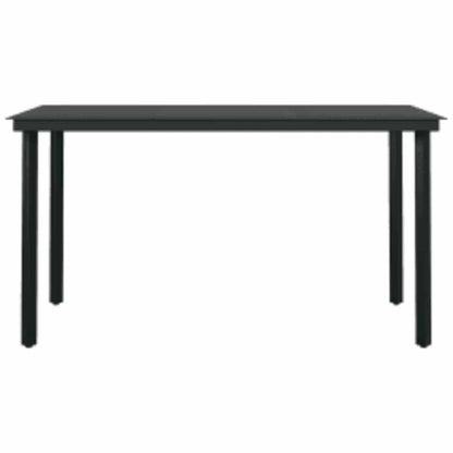 5-Delige Tuinset Met Kussens Poly Rattan Glas 4 140 x 70 x 74 cm Bruin