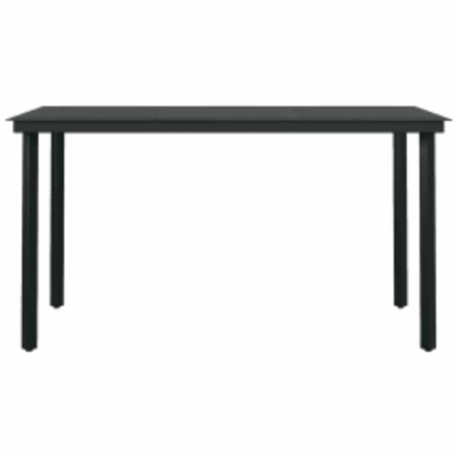 5-Delige Tuinset Met Kussens Poly Rattan Glas 4 140 x 70 x 74 cm Bruin