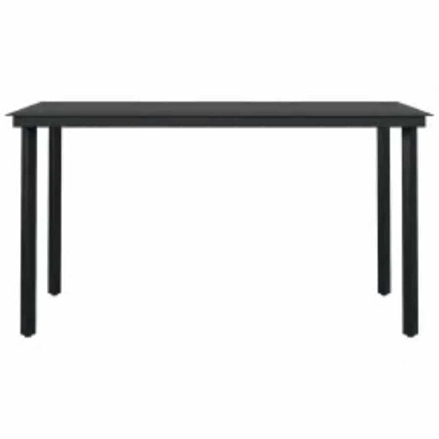 5-Delige Tuinset Met Kussens Poly Rattan Glas 4 140 x 70 x 74 cm Bruin