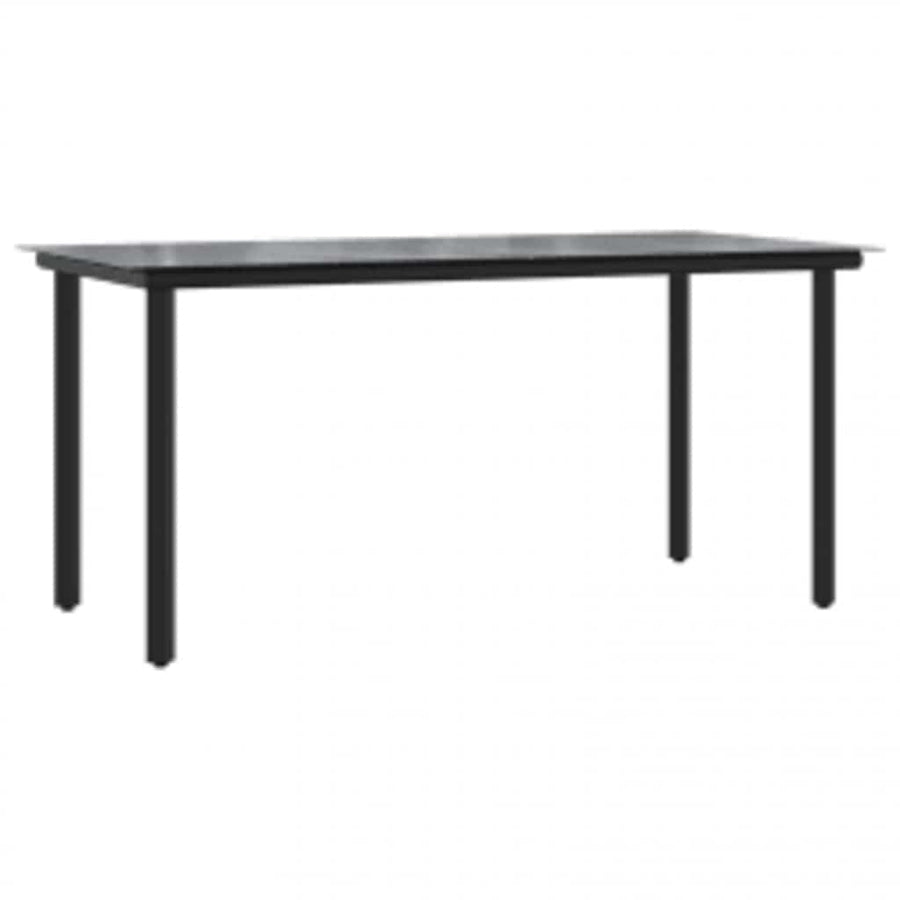 7-Delige Tuinset Met Kussens Poly Rattan Glas 6 160 x 80 x 74 cm Bruin
