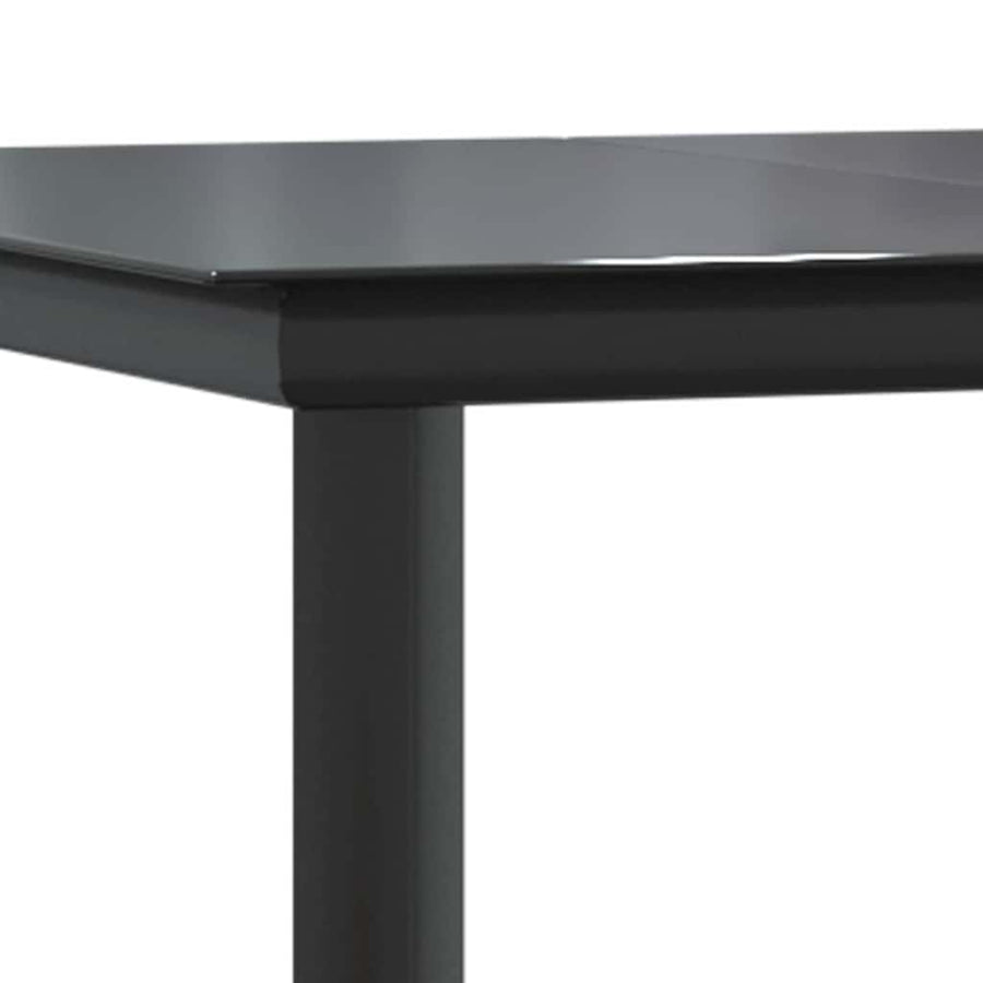 7-Delige Tuinset Met Kussens Poly Rattan Glas 6 200 x 100 x 74 cm Grijs