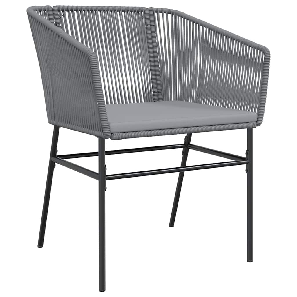 9-Delige Tuinset Met Kussens Poly Rattan Glas 8 200 x 100 x 74 cm Grijs