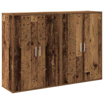 Dressoir met plank met opslag met de deur Oud hout 60 x 31 x 84 cm Bewerkt hout