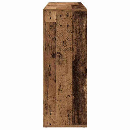 Dressoir met plank met opslag met de deur Oud hout 60 x 31 x 84 cm Bewerkt hout