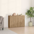 Sideboard 2 pcs Artisan Oak 60 x 31 x 84 cm Engineered Wood