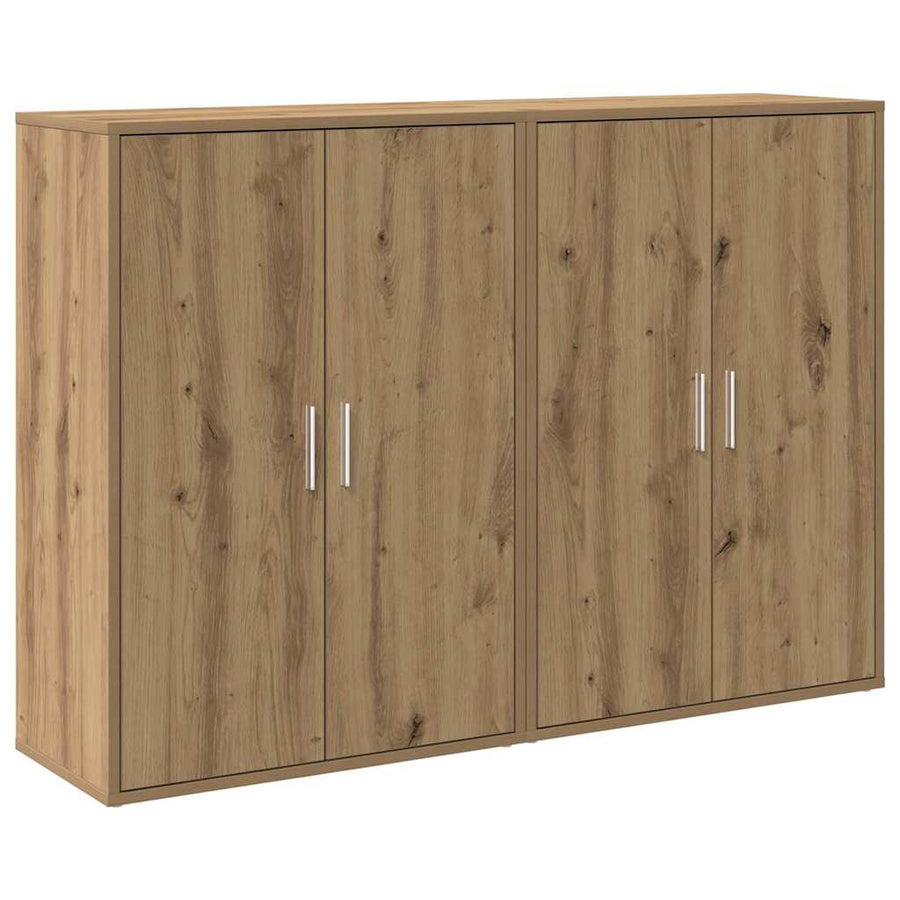Dressoir 2 pcs Artisan Eiken 60 x 31 x 84 cm Bewerkt hout