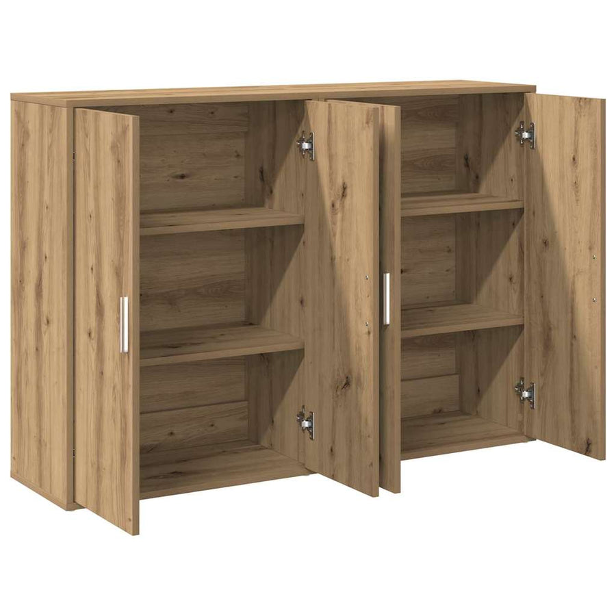 Dressoir 2 pcs Artisan Eiken 60 x 31 x 84 cm Bewerkt hout