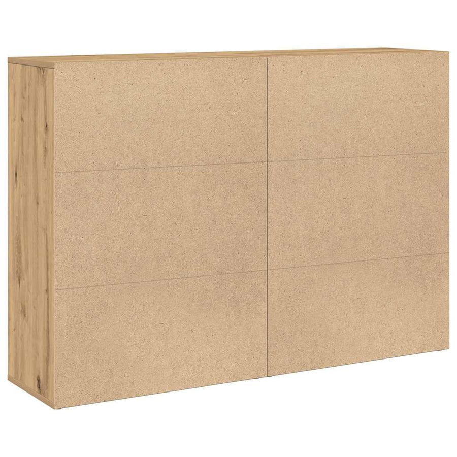 Dressoir 2 pcs Artisan Eiken 60 x 31 x 84 cm Bewerkt hout