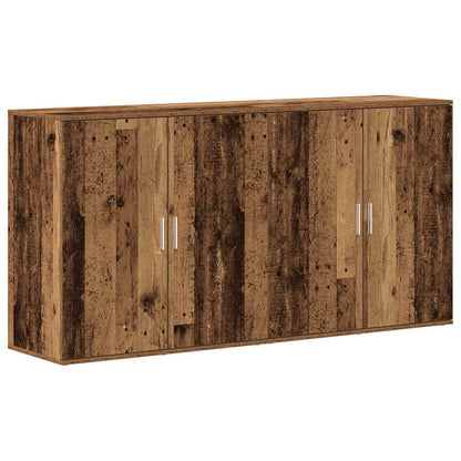 Dressoir 2 pcs Oudhout 79 x 38 x 80 cm Bewerkt hout