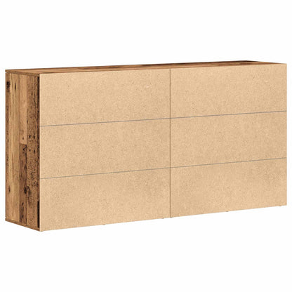 Dressoir 2 pcs Oudhout 79 x 38 x 80 cm Bewerkt hout