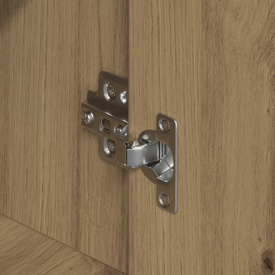 Dressoir 2 pcs Artisan Eiken 79 x 38 x 80 cm Bewerkt hout