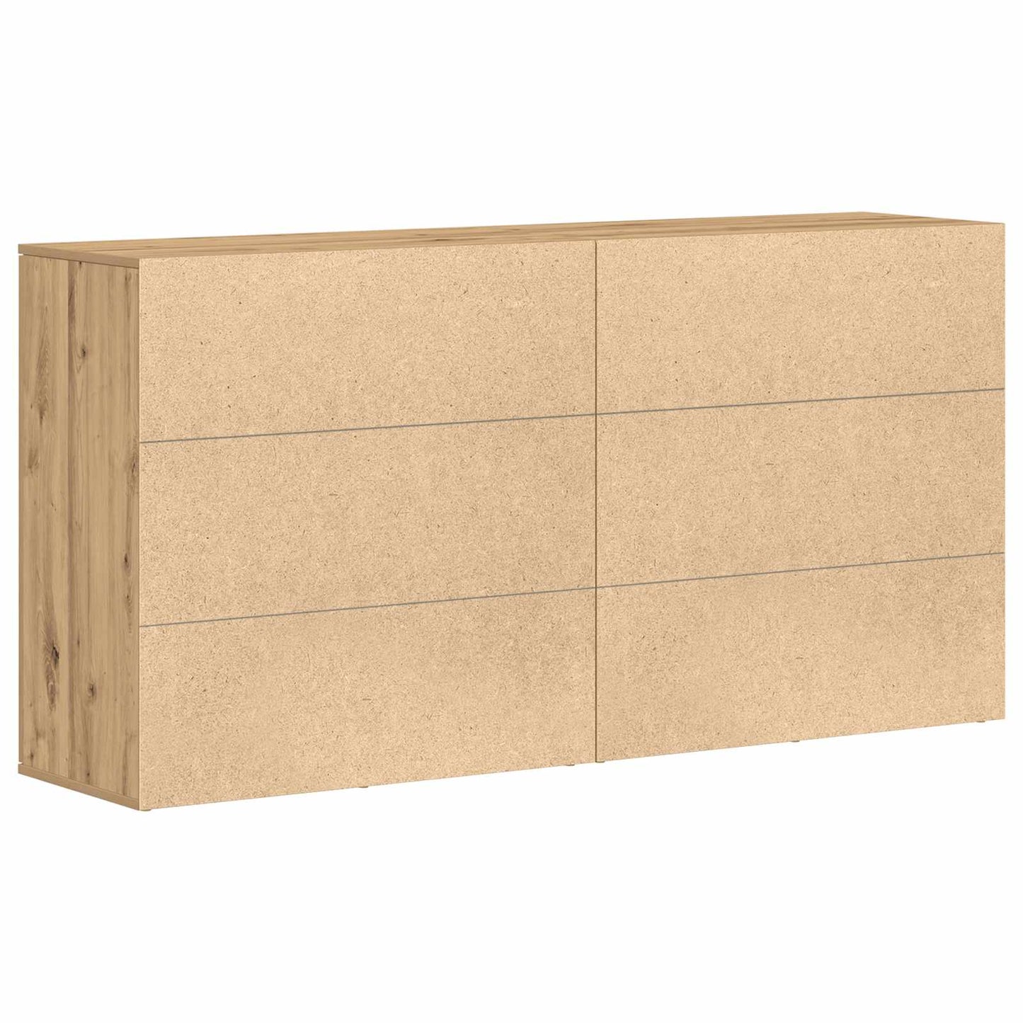 Dressoir 2 pcs Artisan Eiken 79 x 38 x 80 cm Bewerkt hout