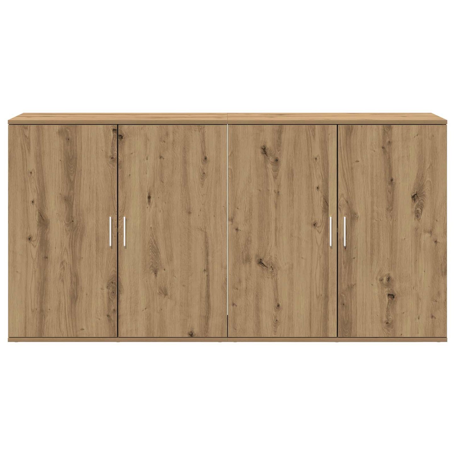 Dressoir 2 pcs Artisan Eiken 79 x 38 x 80 cm Bewerkt hout